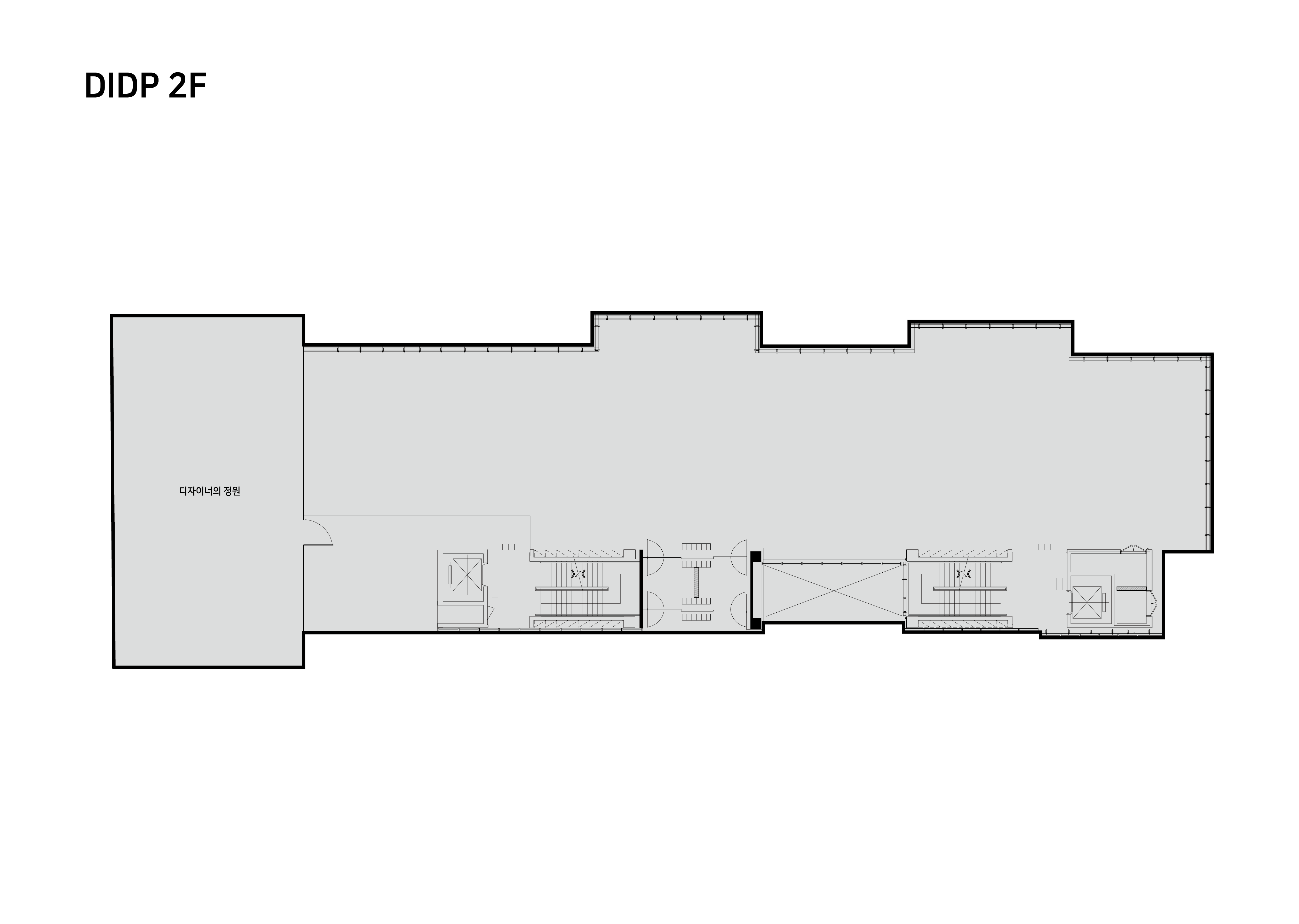 2층 공간 평면도